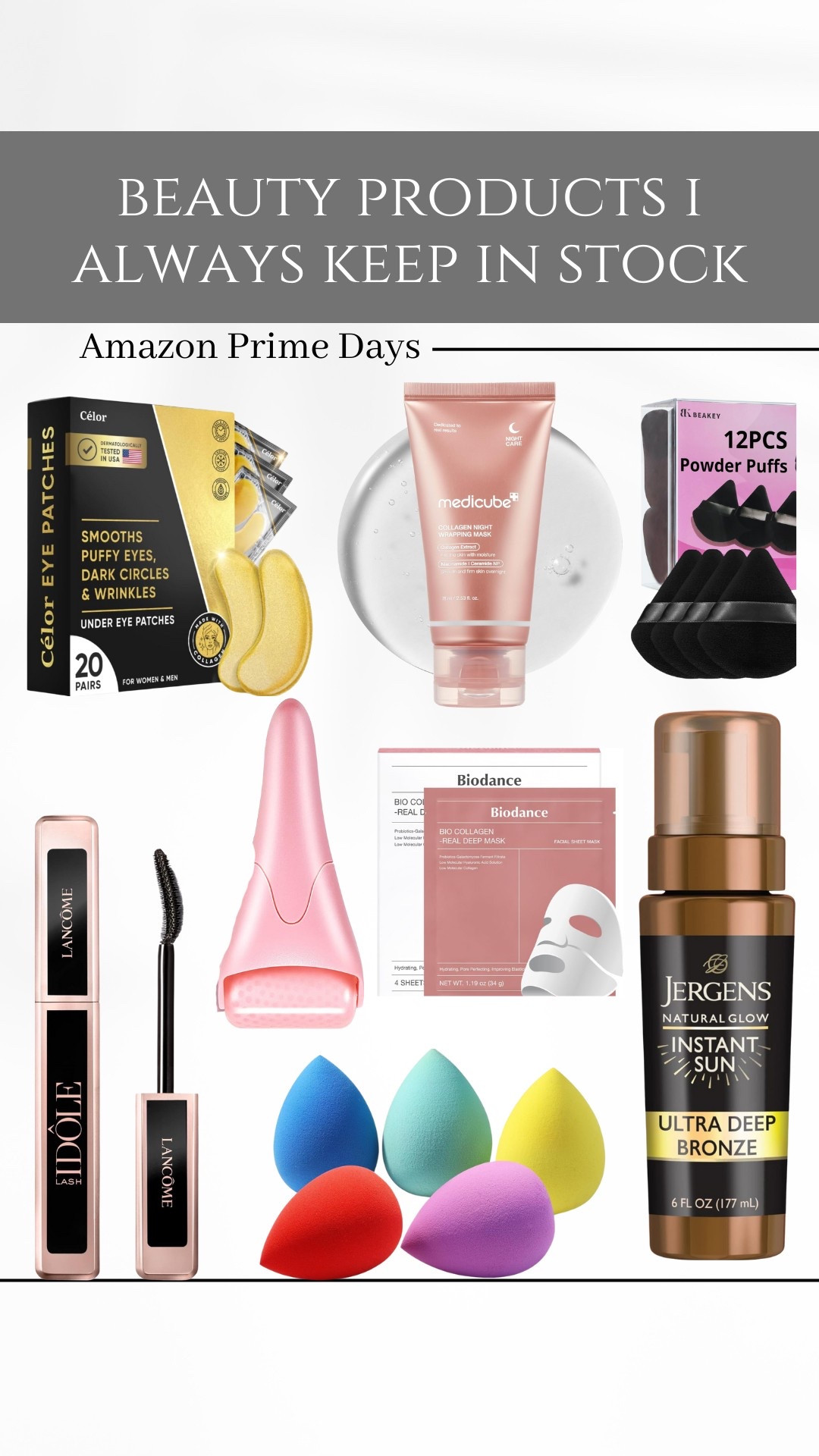 Amazon Prime Deals // beauty products I always keep in stock 

Amazon deals, Amazon prime, Amazon beauty, must have beauty products, affordable beauty, skincare 

#LTKBeauty #LTKSaleAlert #LTKFindsUnder50