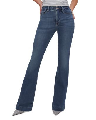 Good Legs High Rise Flare Jeans in B004 | Bloomingdale's (US)