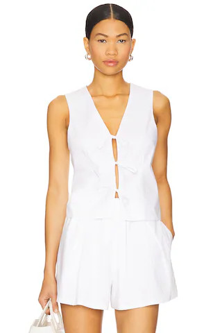 Steve Madden Aliza Top in White from Revolve.com | Revolve Clothing (Global)