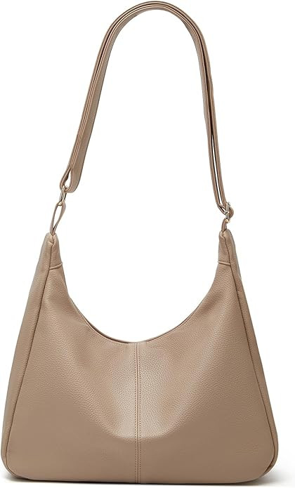 Amazon.com: Slouchy PU Leather Hobo Bags Women Trendy Underarm Shoulder Bag Cute Crescent Crossbo... | Amazon (US)