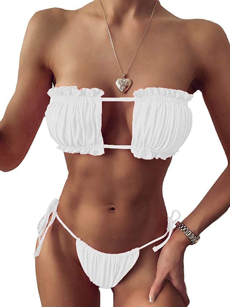 White Bikini Set  | Amazon (US)