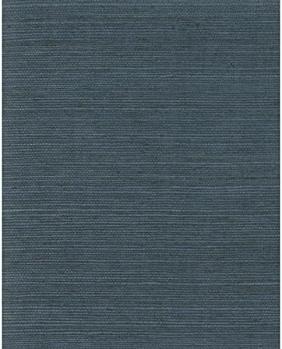 York Wallcoverings VG4405 Plain Grass Wallpaper, Blues | Amazon (US)