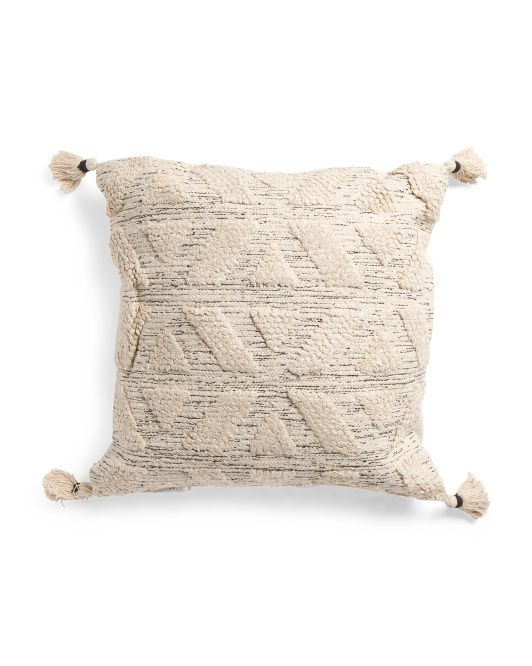 Made In India 24x24 Oversized Angie Pillow | TJ Maxx