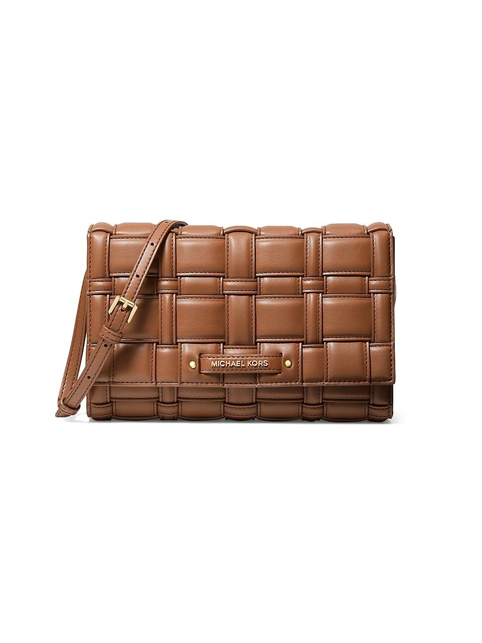 MICHAEL Michael Kors Women's Ivy Large Clutch Crossbody Bag - Luggage | Saks Fifth Avenue