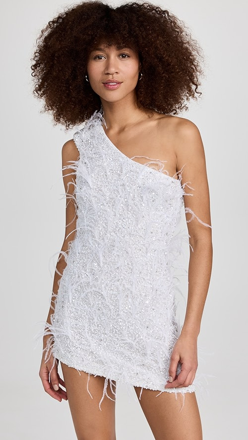 Sina Feather Dress | Shopbop