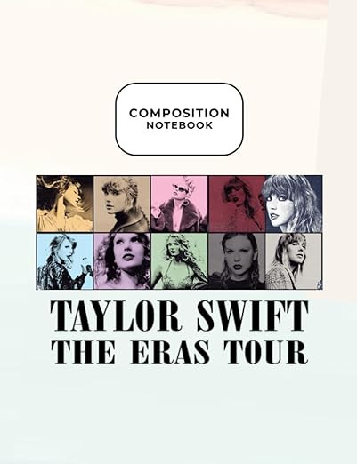 Composition Notebook Taylor Eras - Tour Plain: Aesthetic Swiftie Journal for Girls, Kids, Teens |... | Amazon (US)