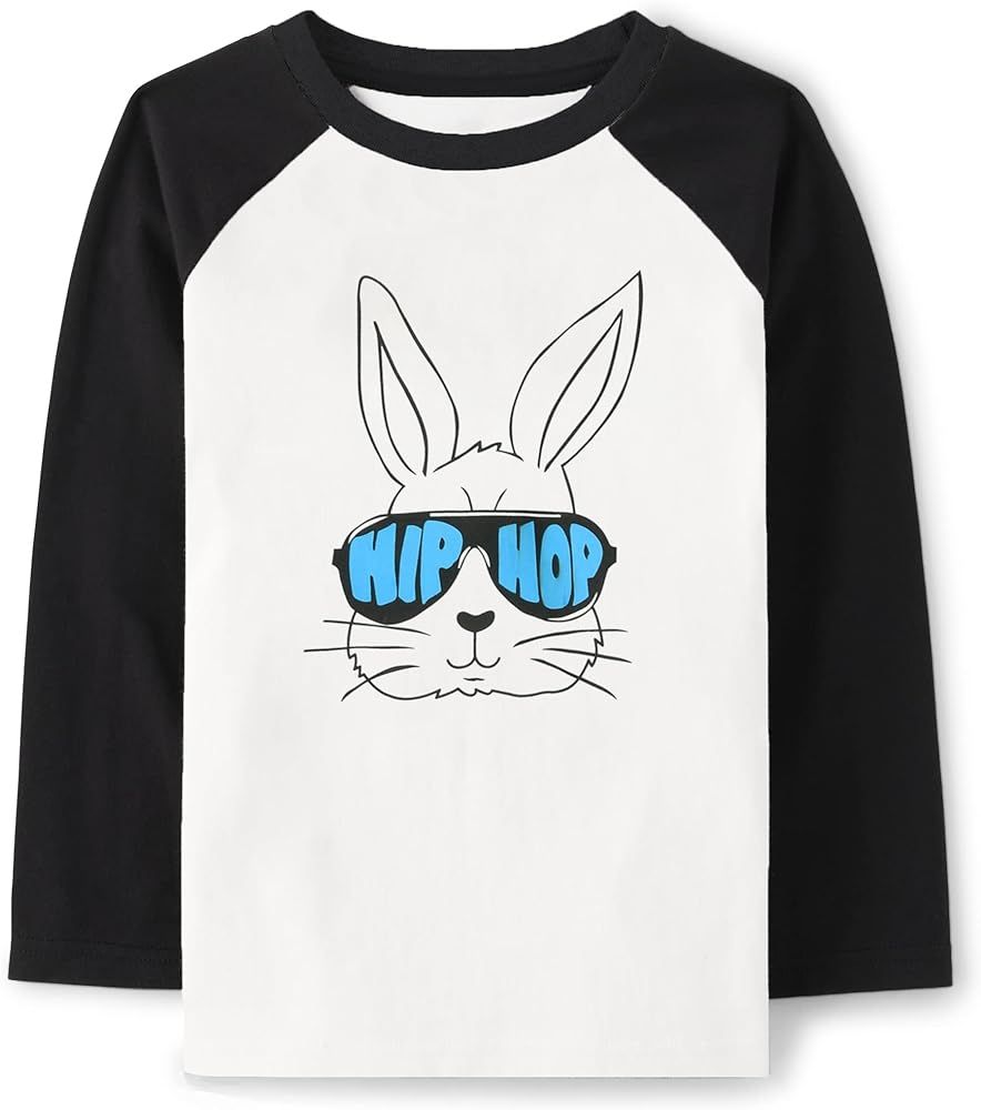 Easter Shirts Baby Boys Girls Raglan Long Sleeve Tees Toddler Bunny Trucks Easter Squad Graphic T... | Amazon (US)