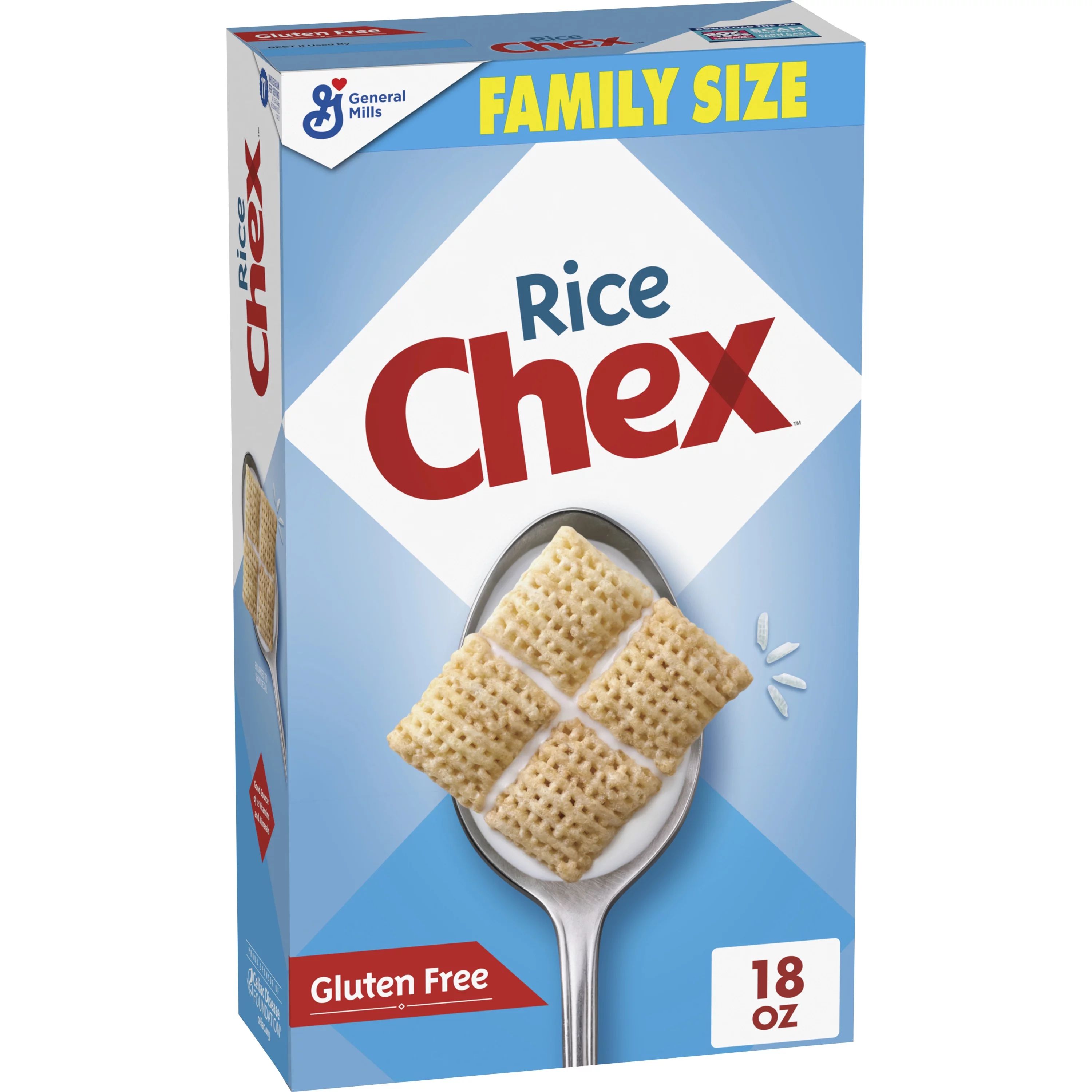 Rice Chex Breakfast Cereal Family Size, 18 OZ | Walmart (US)