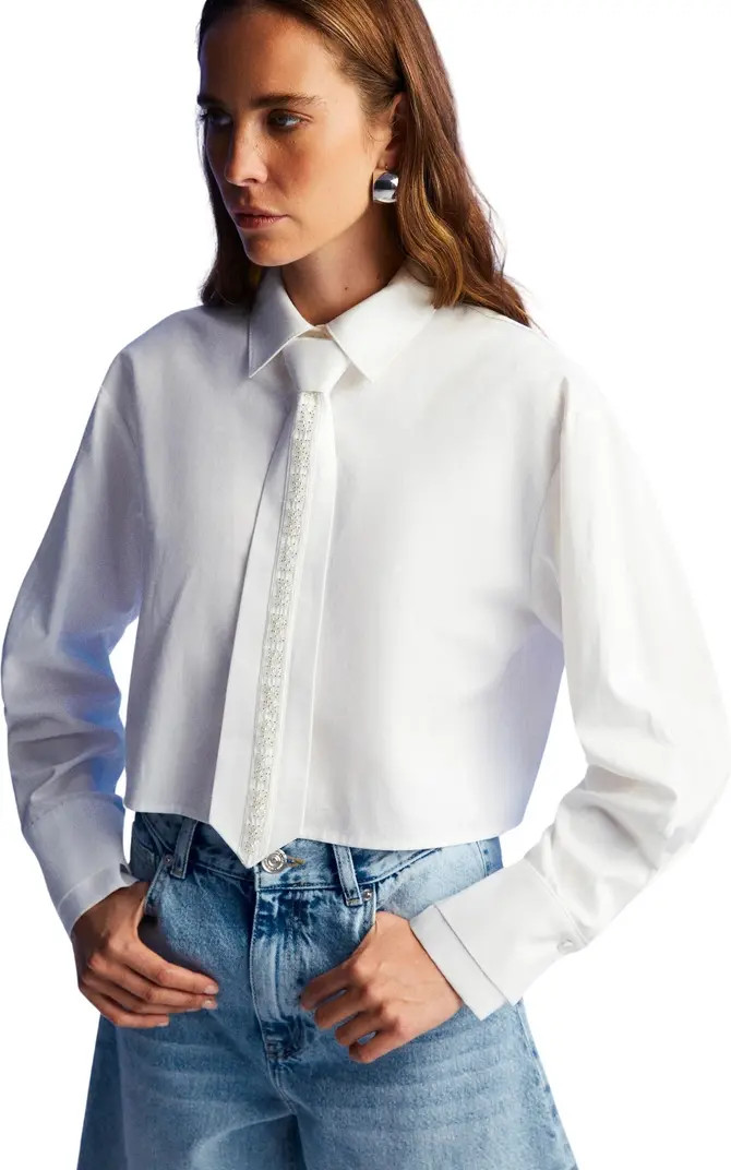 Shirt with Tie Detail | Nordstrom