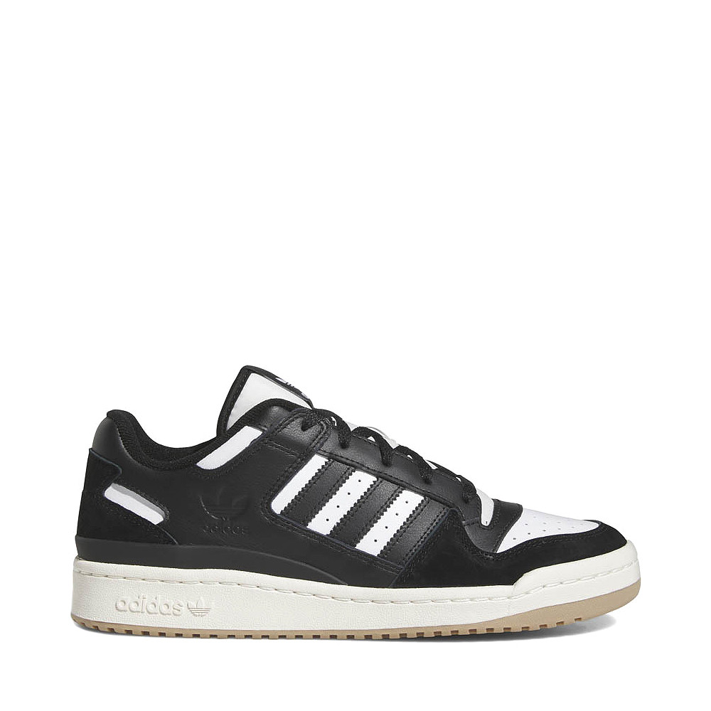Mens adidas Forum Low Athletic Shoe - Core Black / Footwear White / Cream White | Journeys
