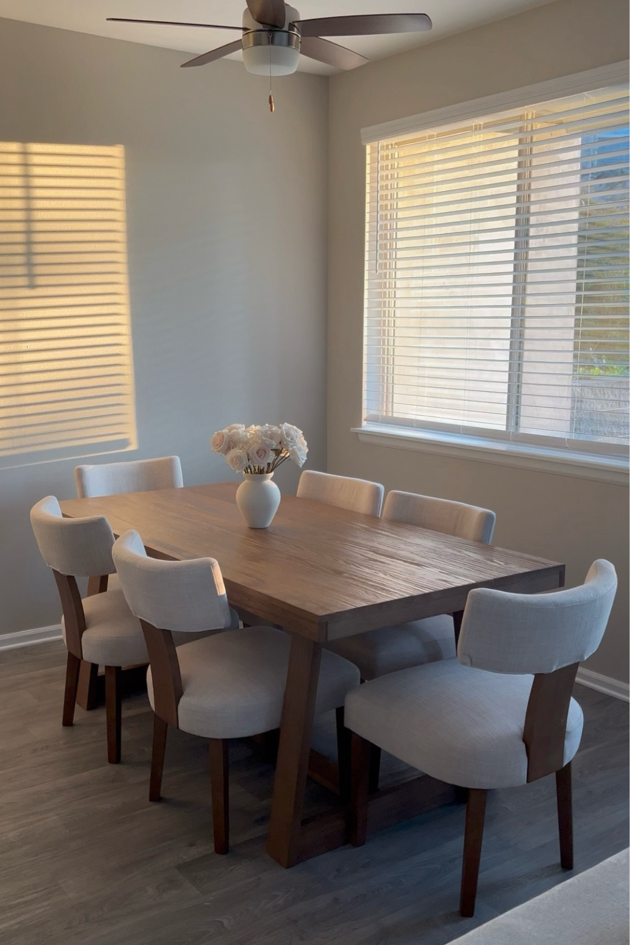 The perfect dining table and chairs. It brings our home such warmth. It’s perfect! 

#LTKHome #LTKFamily #LTKVideo