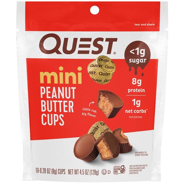 Quest Nutrition Mini Peanut Butter Cups - 4.05oz | Target