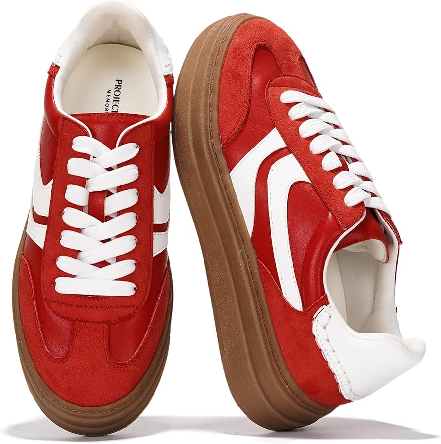 Project Cloud Platform Sneakers for Women Footwear - Memory Foam Insole Womens Shoes, Lightweight... | Amazon (US)