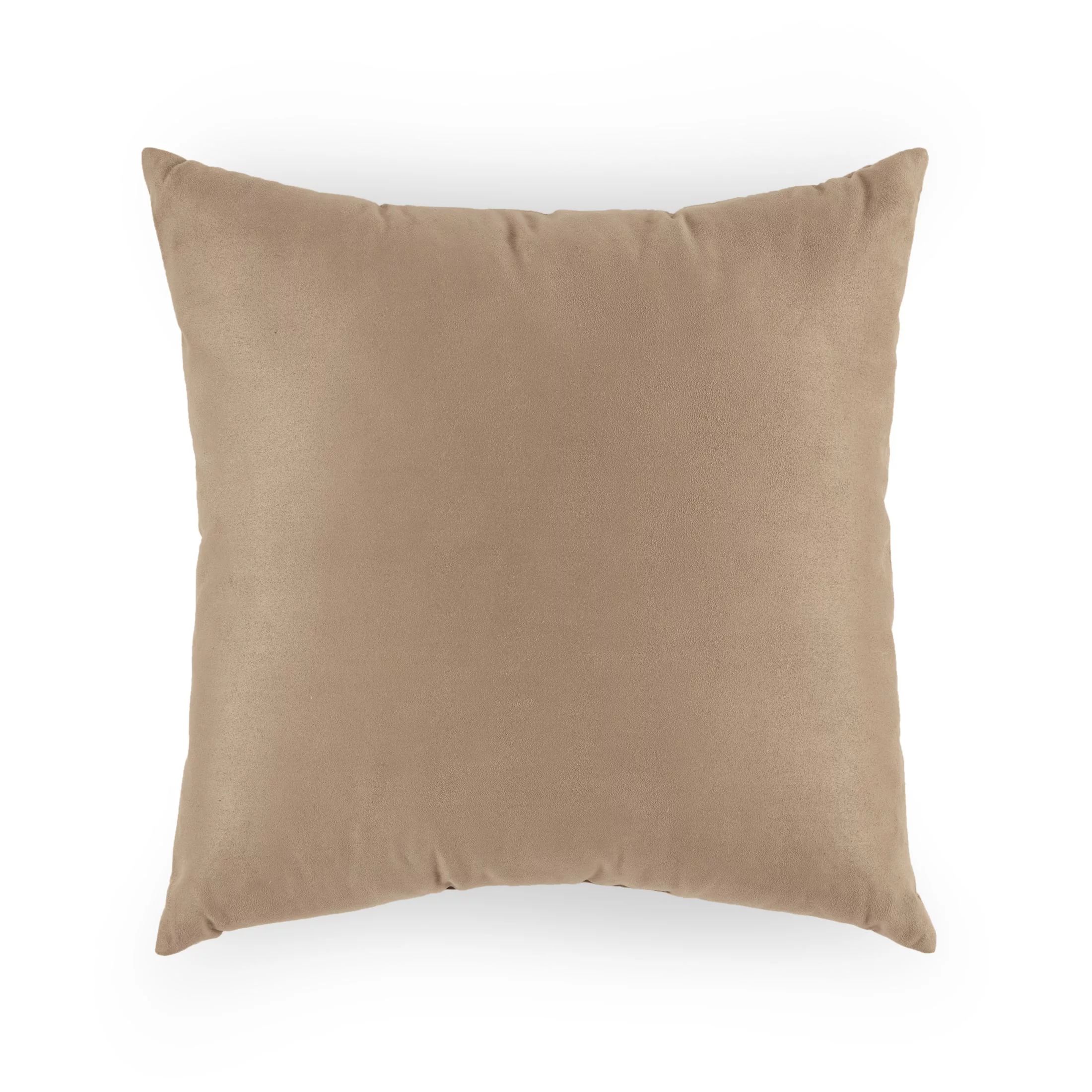 Wanda June Home Faux Suede Pillow, Multi-color, 20"x20", 1 Piece, by Miranda Lambert - Walmart.co... | Walmart (US)