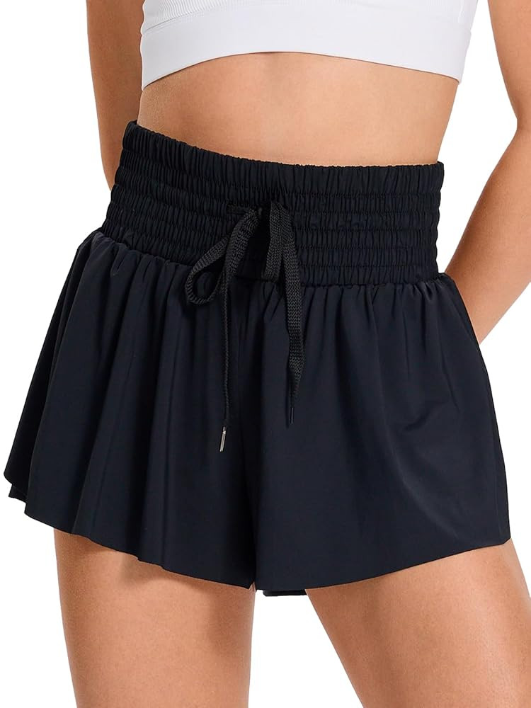 Blaosn Flowy Athletic Shorts for Women Workout Running Gym Yoga High Waist Skort Sweat Skirt Cute... | Amazon (US)