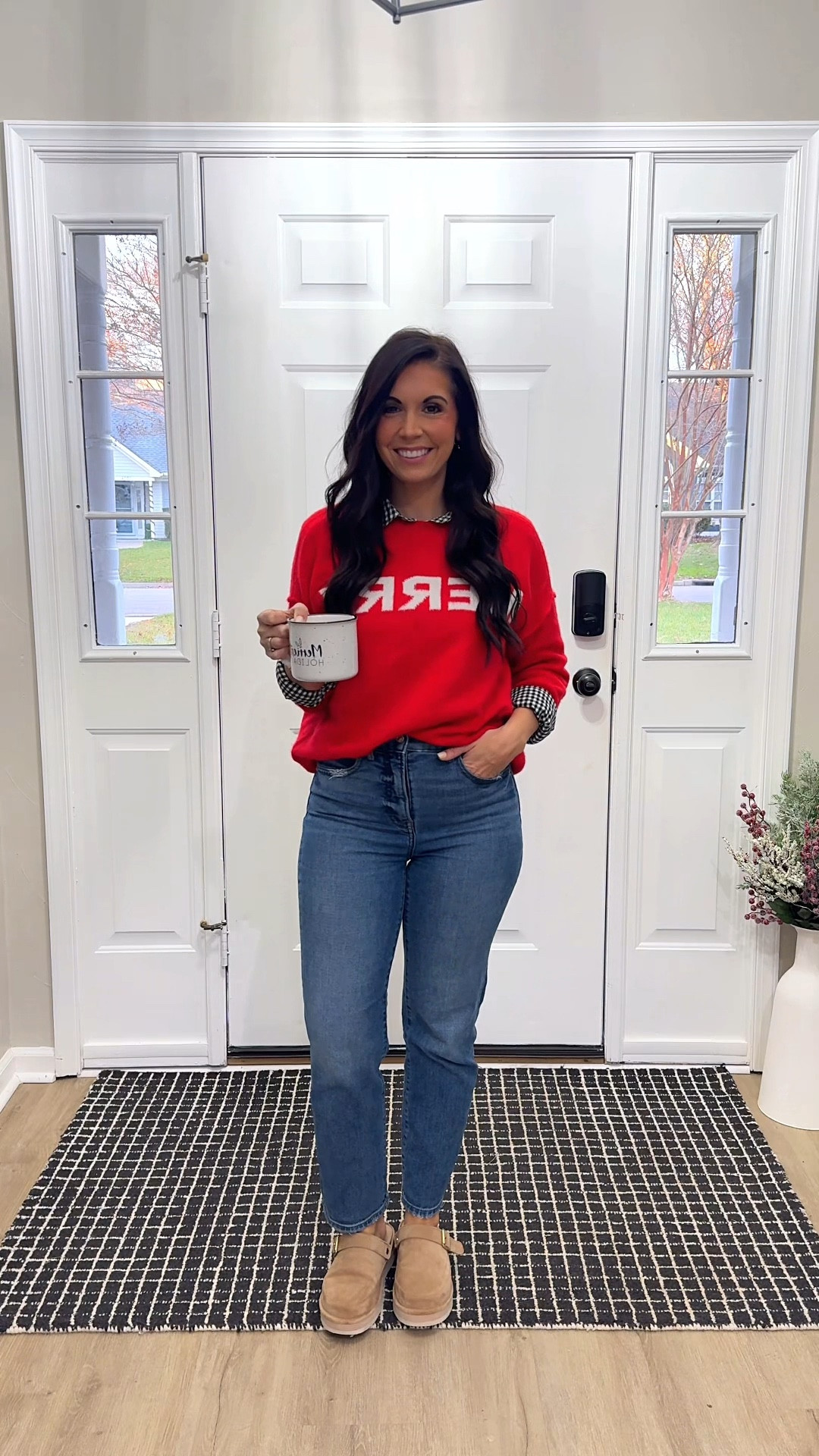 Thursdays festive Outfit! 
Sweater: XS
Button up: smalll
Jeans:2 
Shoes: 6

#LTKPetite #LTKHoliday #LTKootd