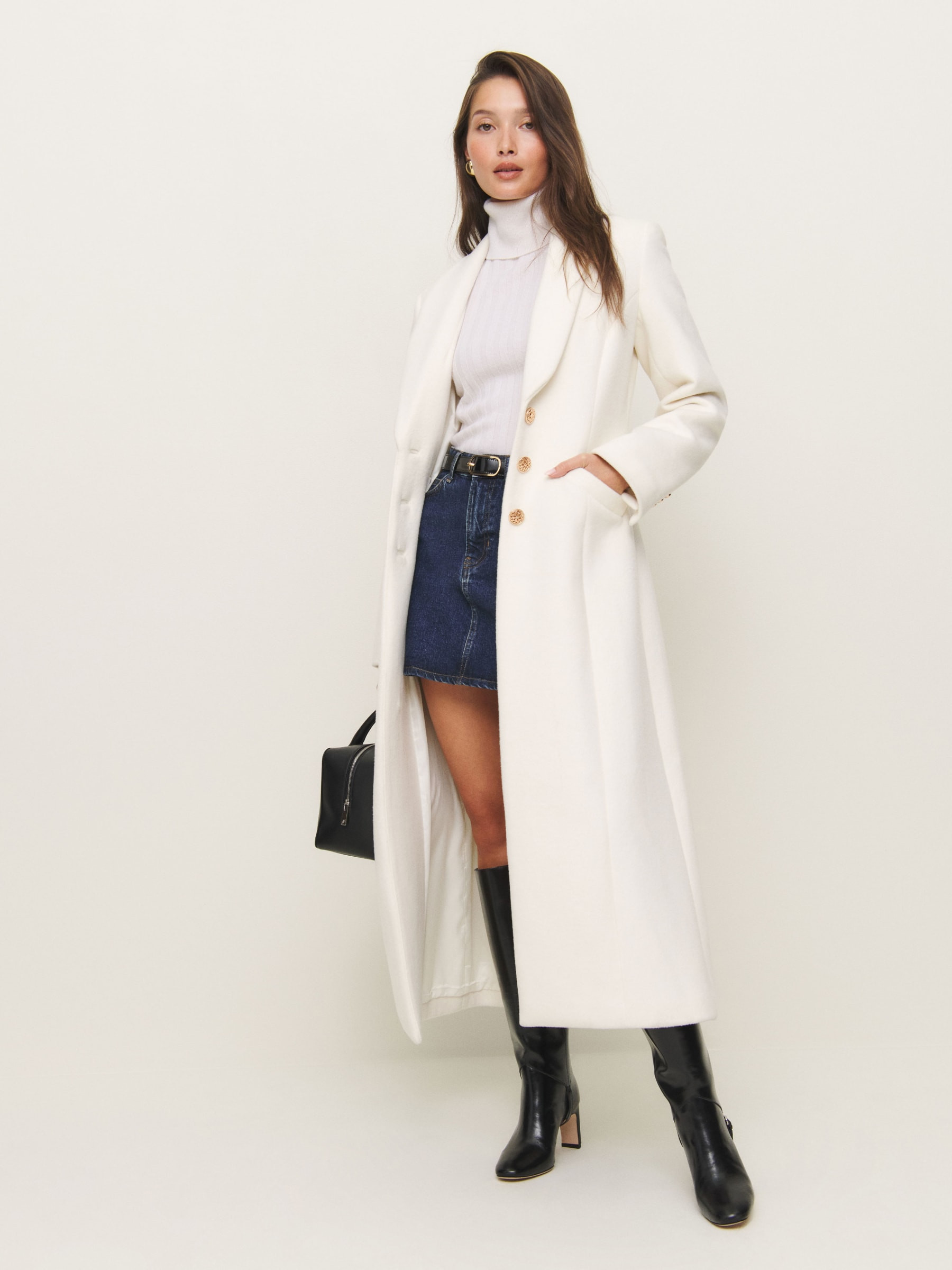 Eden Nipped Waist Coat | Reformation (Global)