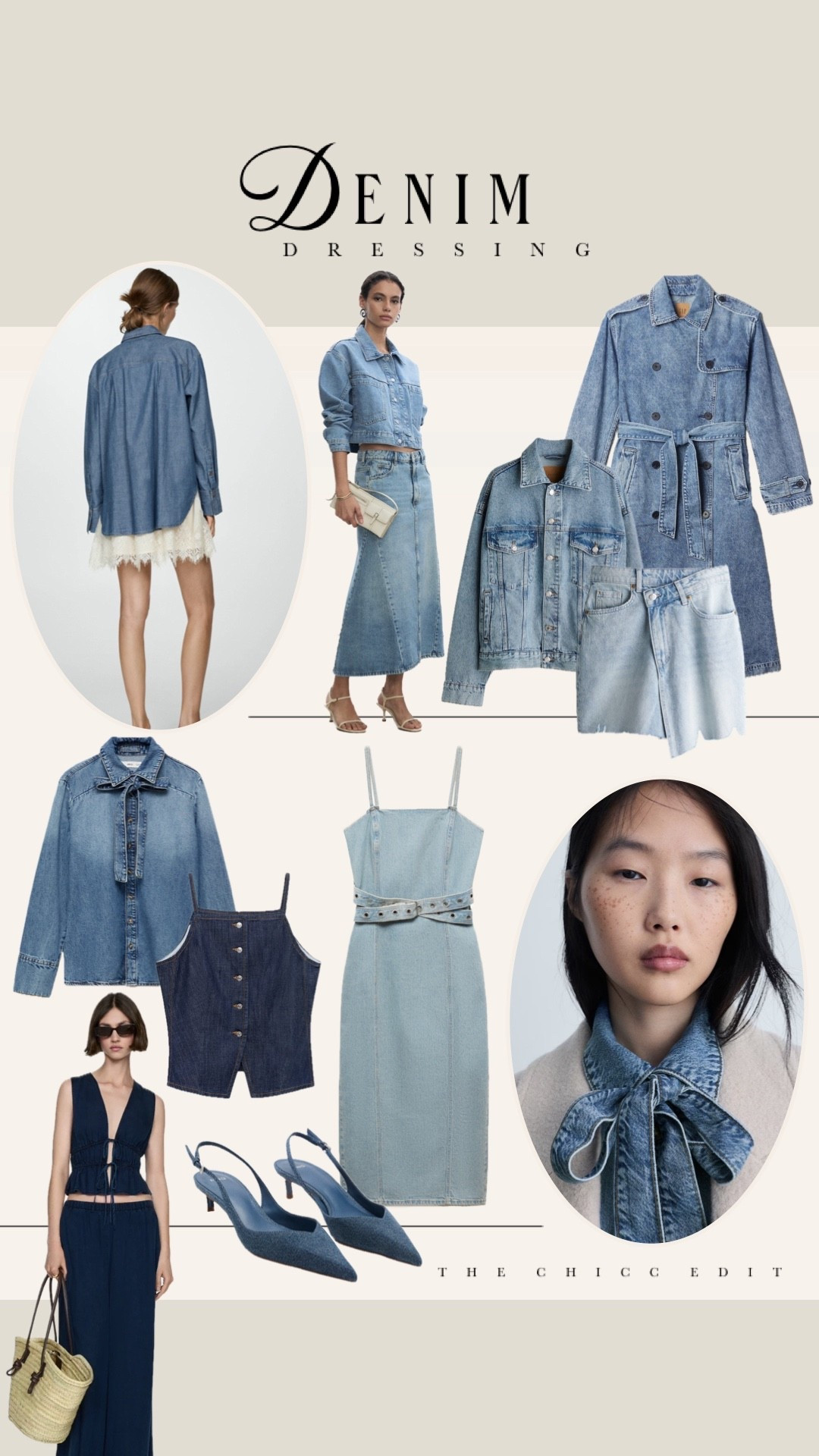 Spring denim dressing 🫐

#denim #jeans #jeanjacket #denimdress #skirt Gucci handbag Chloe vest flats button up Tory Burch coach skirt 

#LTKOver40 #LTKootd #LTKFestival