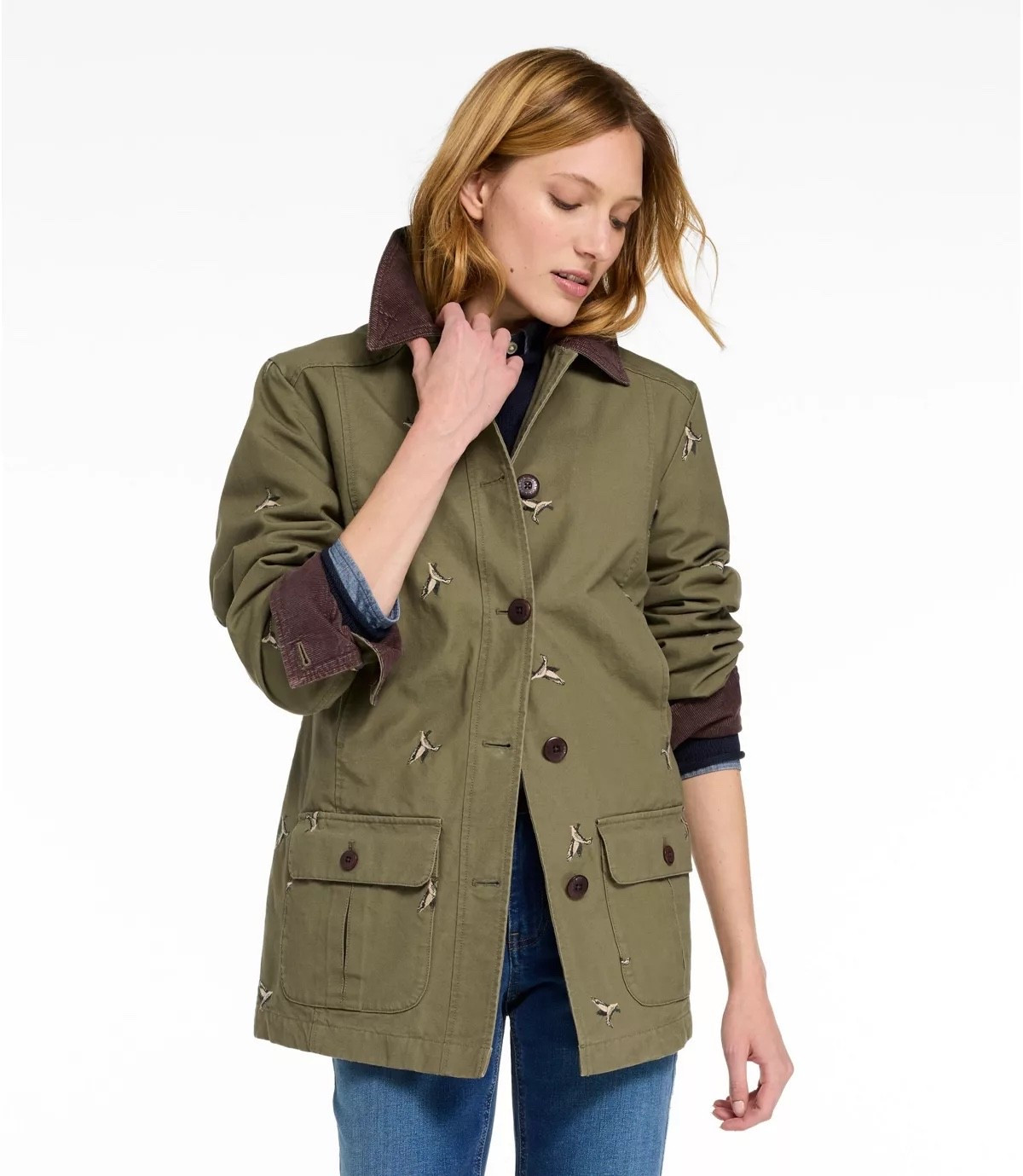 Women's Adirondack Barn Coat, Flannel-Lined Embroidery

With vintage style and broken-in softness from the first wear, our women's flannel-lined barn coat with embroidered mallard ducks is sure to be a favorite for years to come

#LTKootd #LTKTravel #LTKWorkwear
