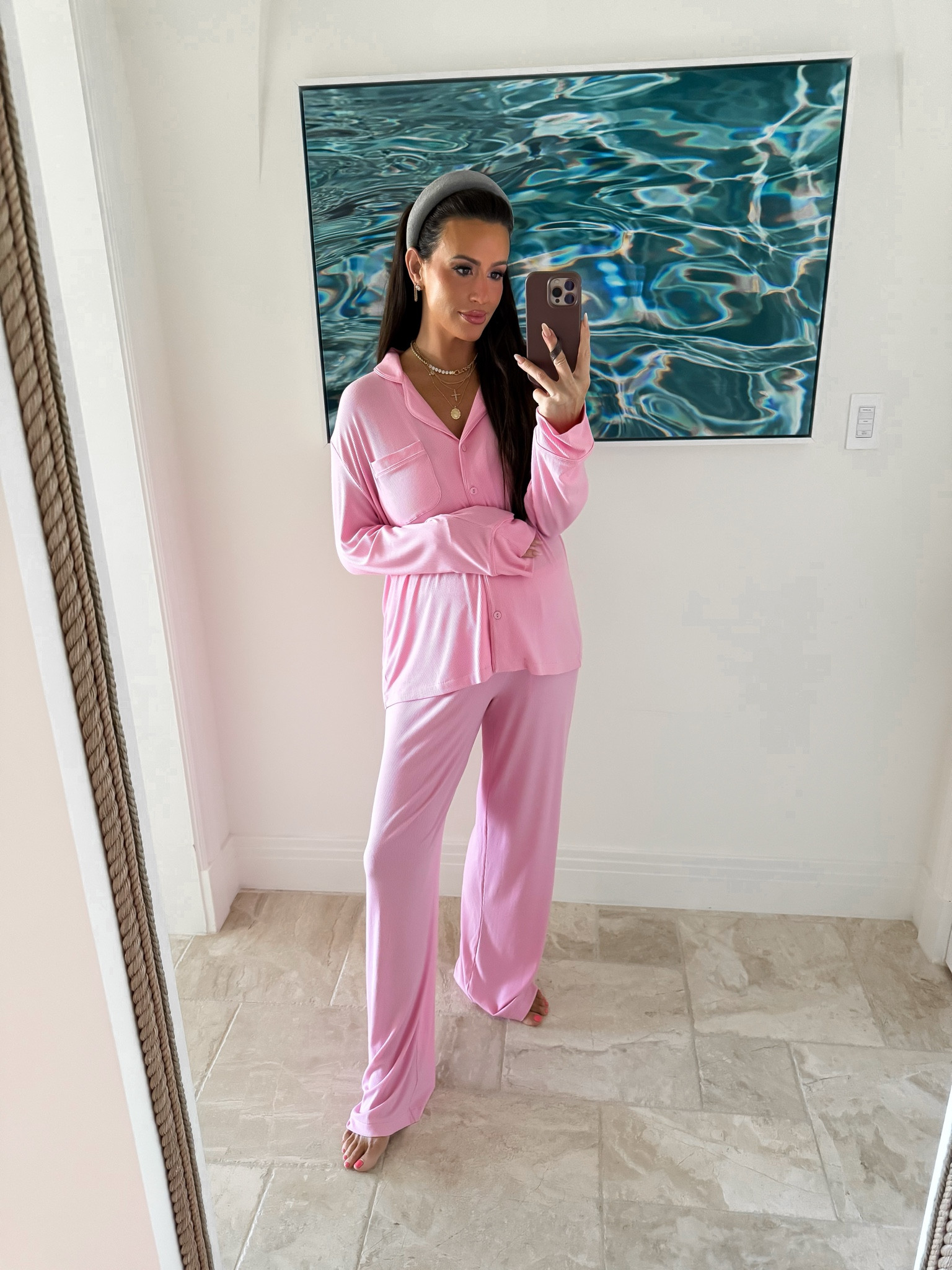 Current favorite pajama set

5’9”
Bump friendly
Size large

#LTKHome #LTKBump #LTKTravel