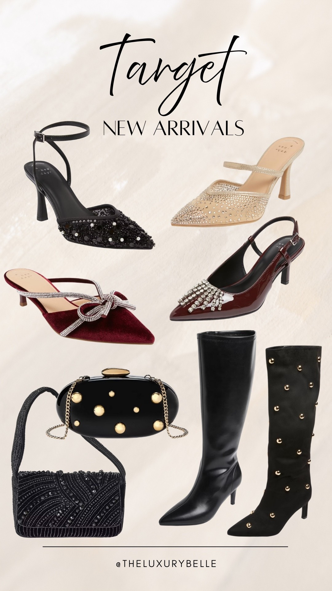 Target new arrivals—shoes and handbags! 

#LTKSeasonal #LTKFindsUnder100 #LTKHoliday