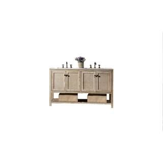 60 in.White Wash Vanity in White Marble Top With White Basin | The Home Depot