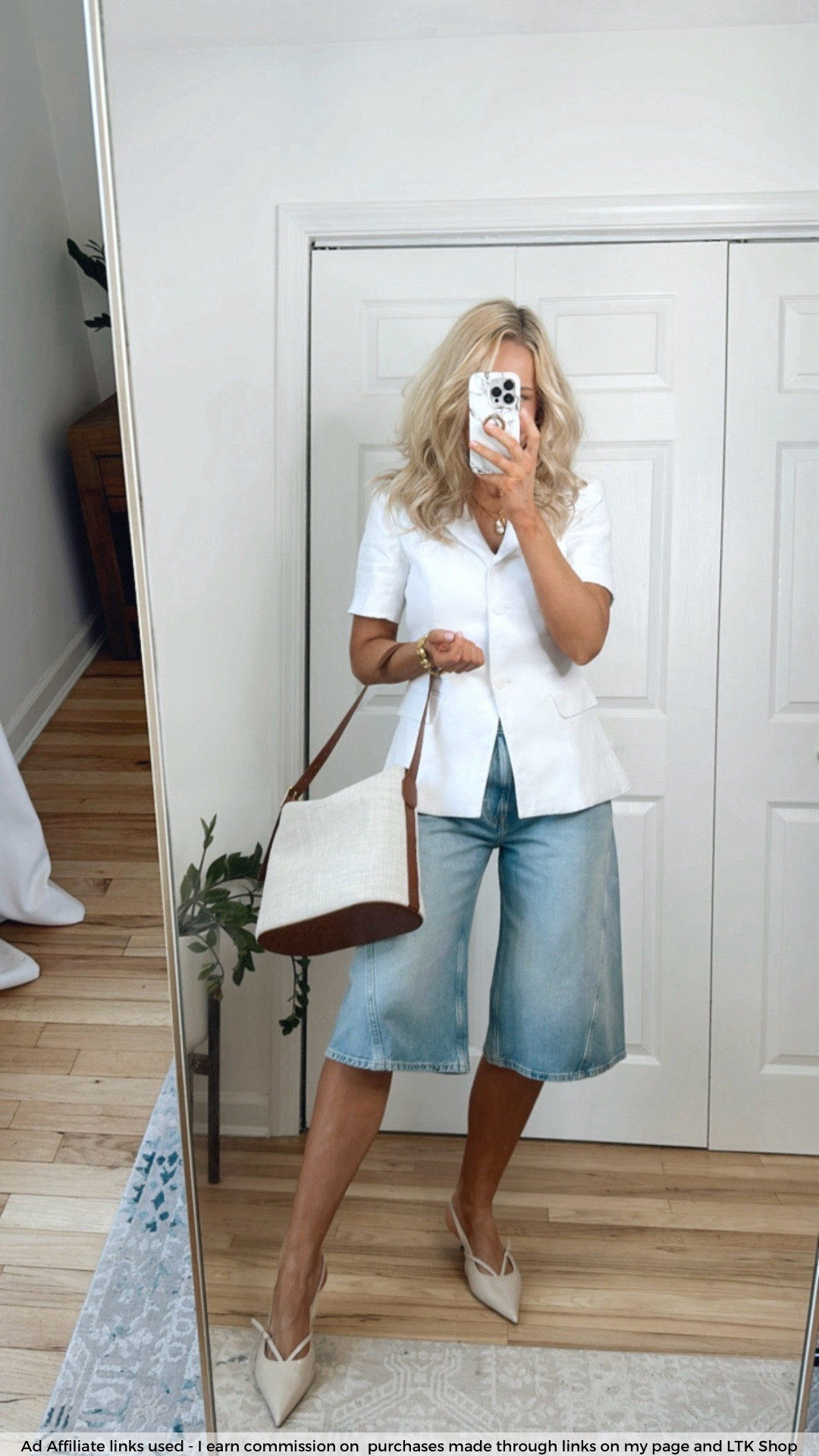 Trendy spring outfit
Culotte shorts outfit 