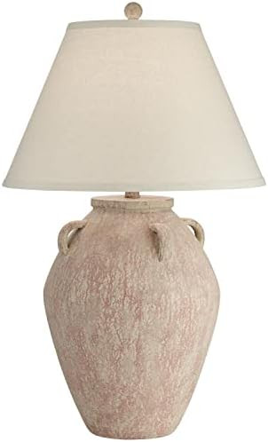 Pacific Coast Lighting 64W00 Ria Blush Terracota 1-Light 150W Table Lamp - - Amazon.com | Amazon (US)