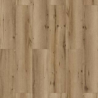 Stratton Oak 9.5 in. W x 50.6 in. L Waterproof Hybrid Resilient Flooring (26.7 sq. ft./case) | The Home Depot