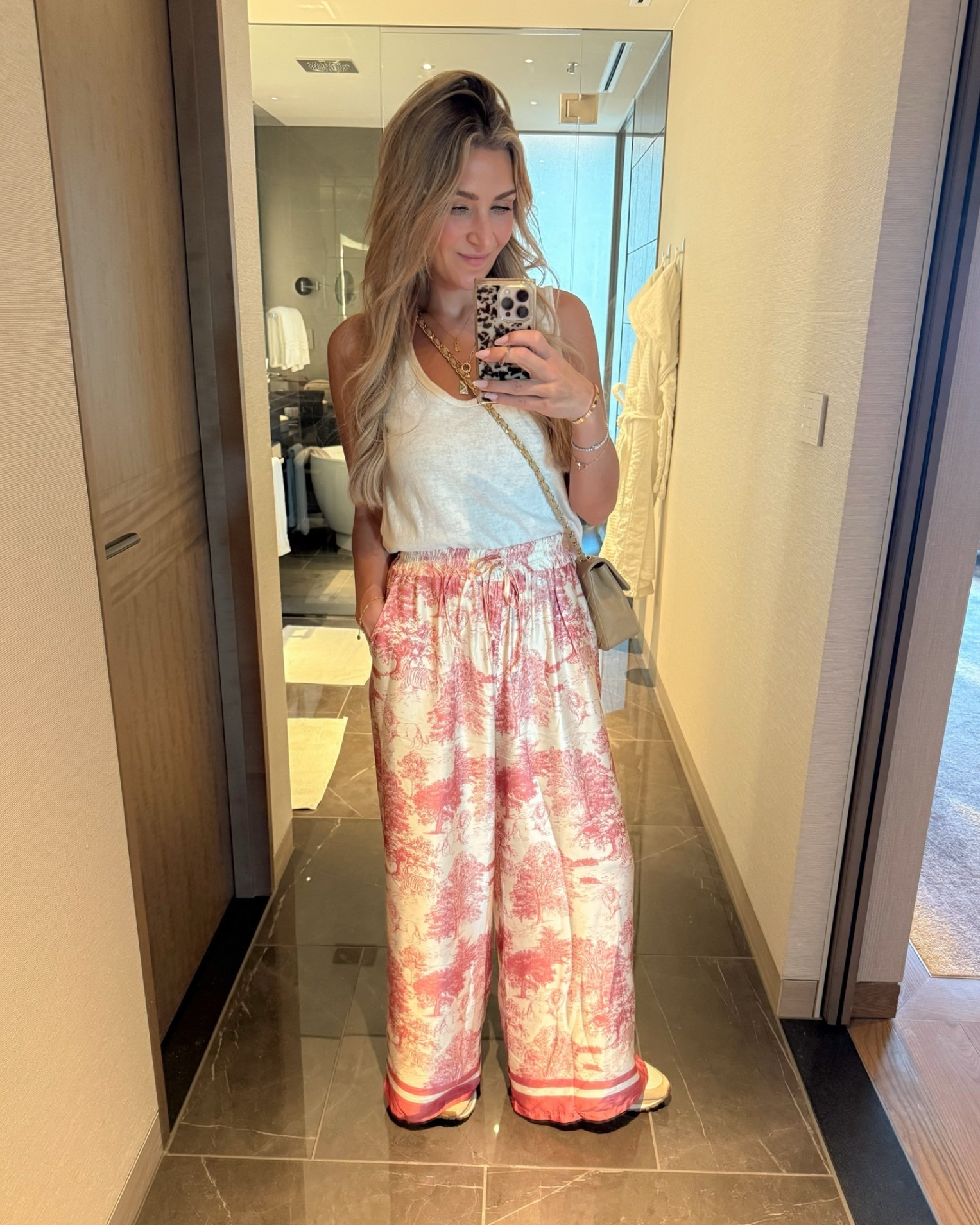 Was gifted these pants from LTK Con and wore them on our travel day to Tokyo. Obsessed 💕 The perfect causal elevated pant and felt like I was wearing pajamas!

#LTKTravel #LTKootd