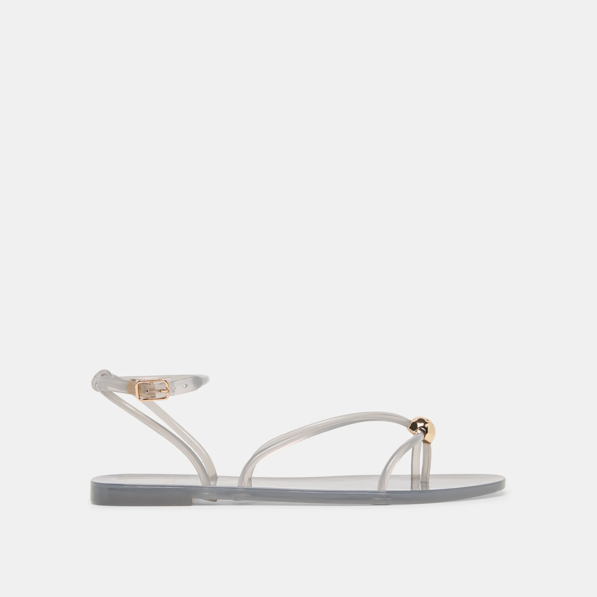 Kenley Vinyl Sandals Smoke Jelly | DolceVita.com