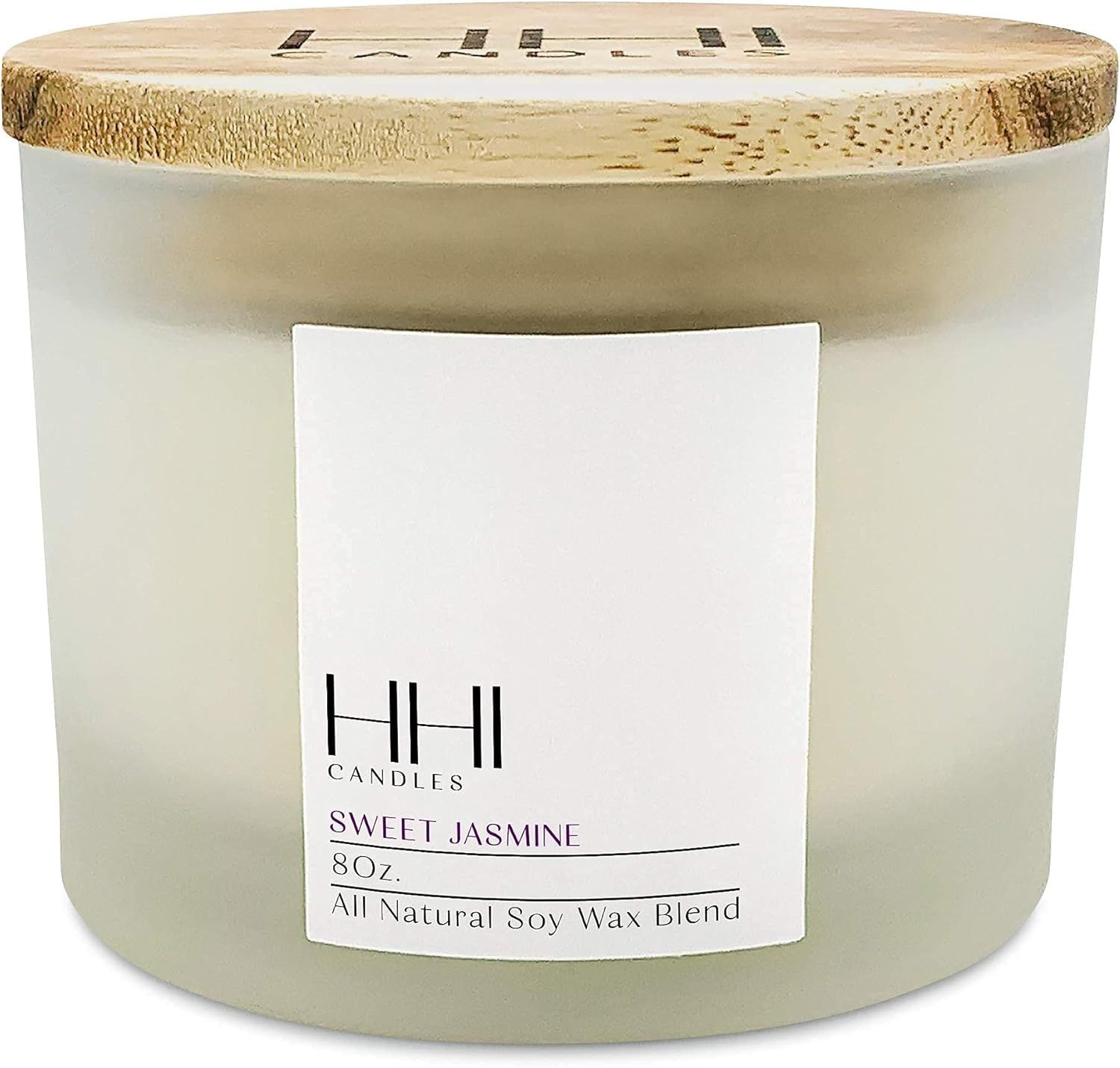 All-Natural Scented Soy Candle | Sweet Jasmine | A Fresh Blend of Jasmine, Chamomile, and Cedar |... | Amazon (US)