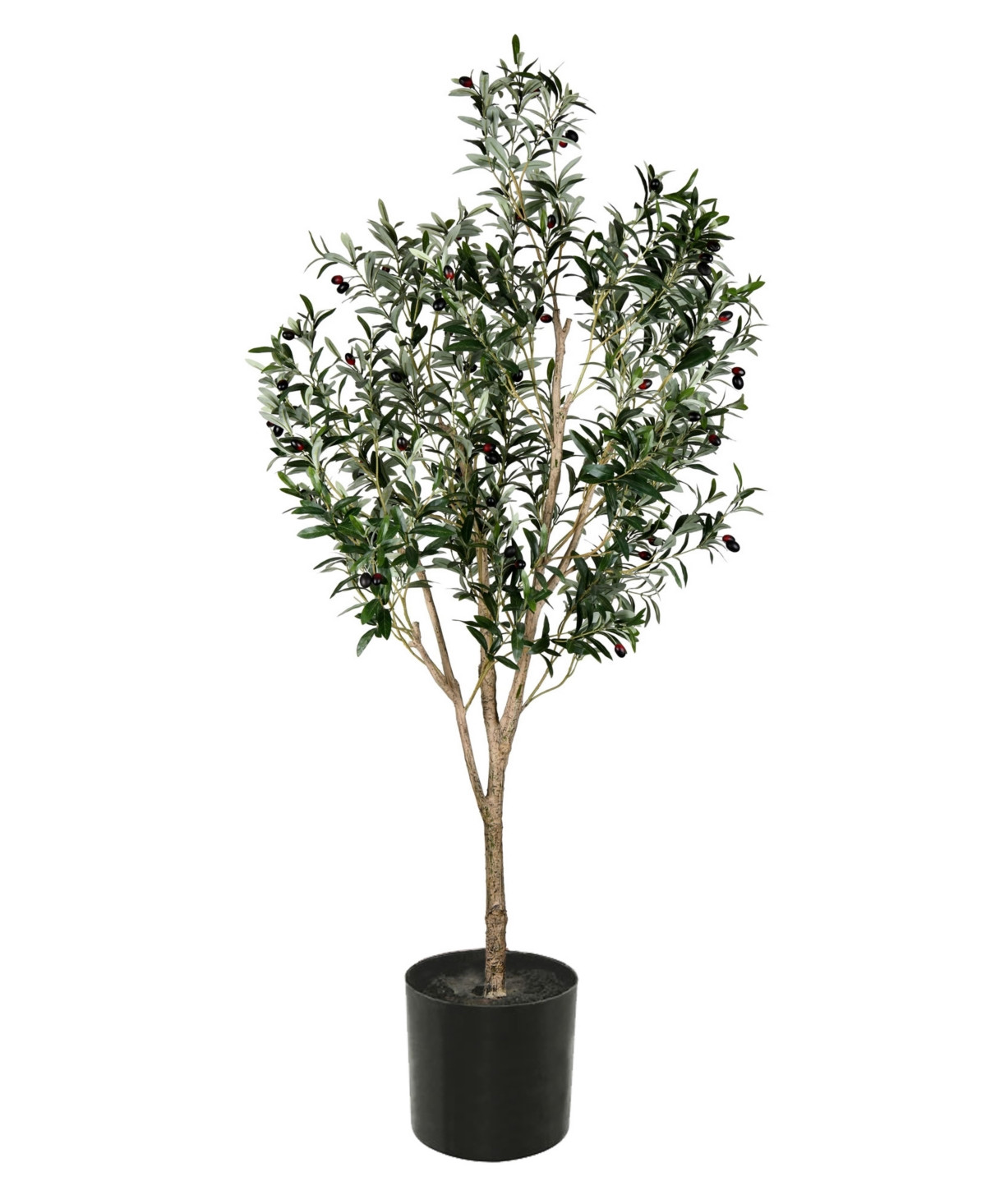 Vickerman 72" Artificial Olive Tree in Black Planters Pot | Macys (US)