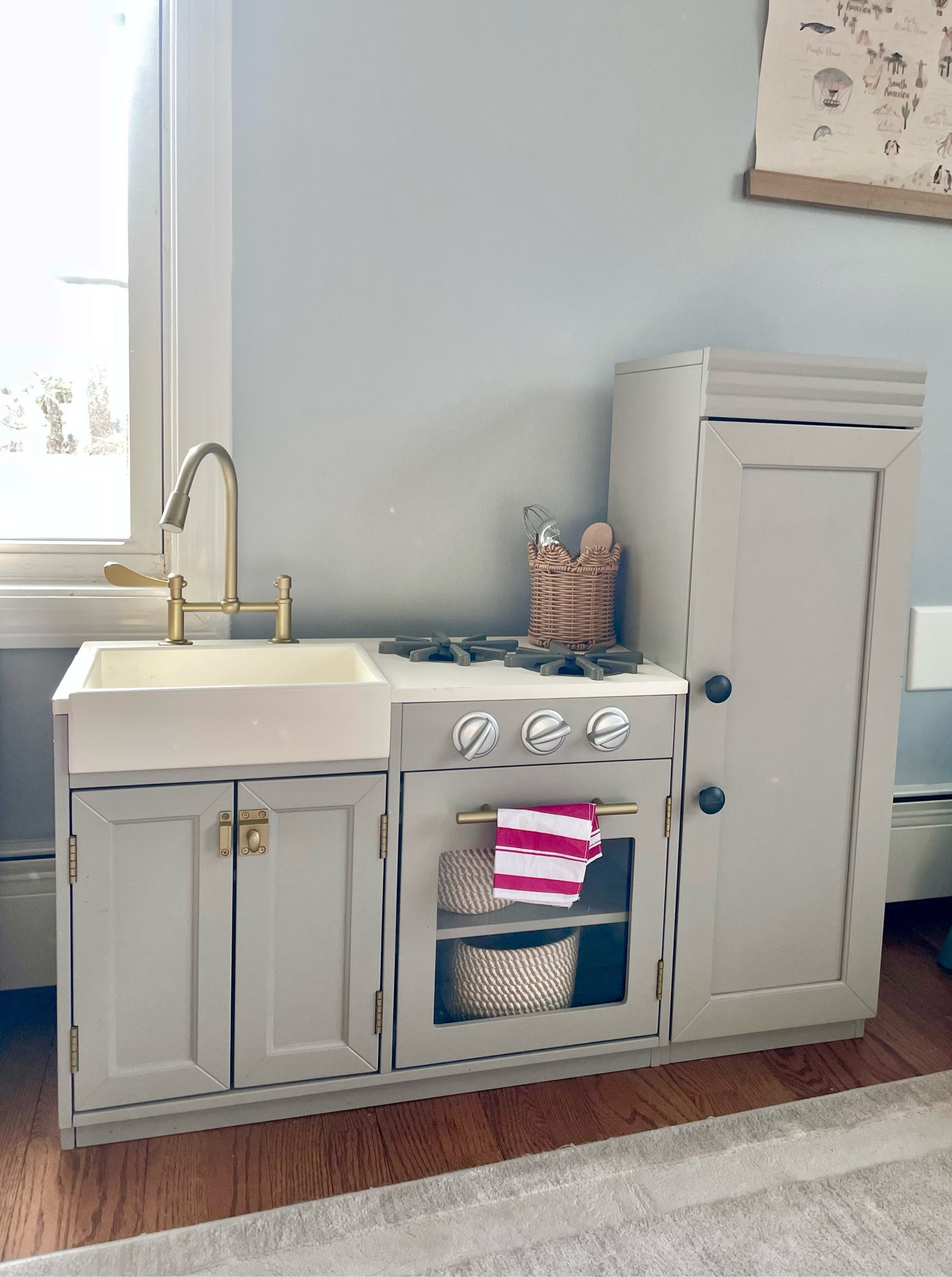 Chelsea 3 in 1 solid wood nontoxic play kitchen! Some colors are on sale now too! 

Two homes later ✨🤍✨🫶

#LTKBaby #LTKSpringSale #LTKKids