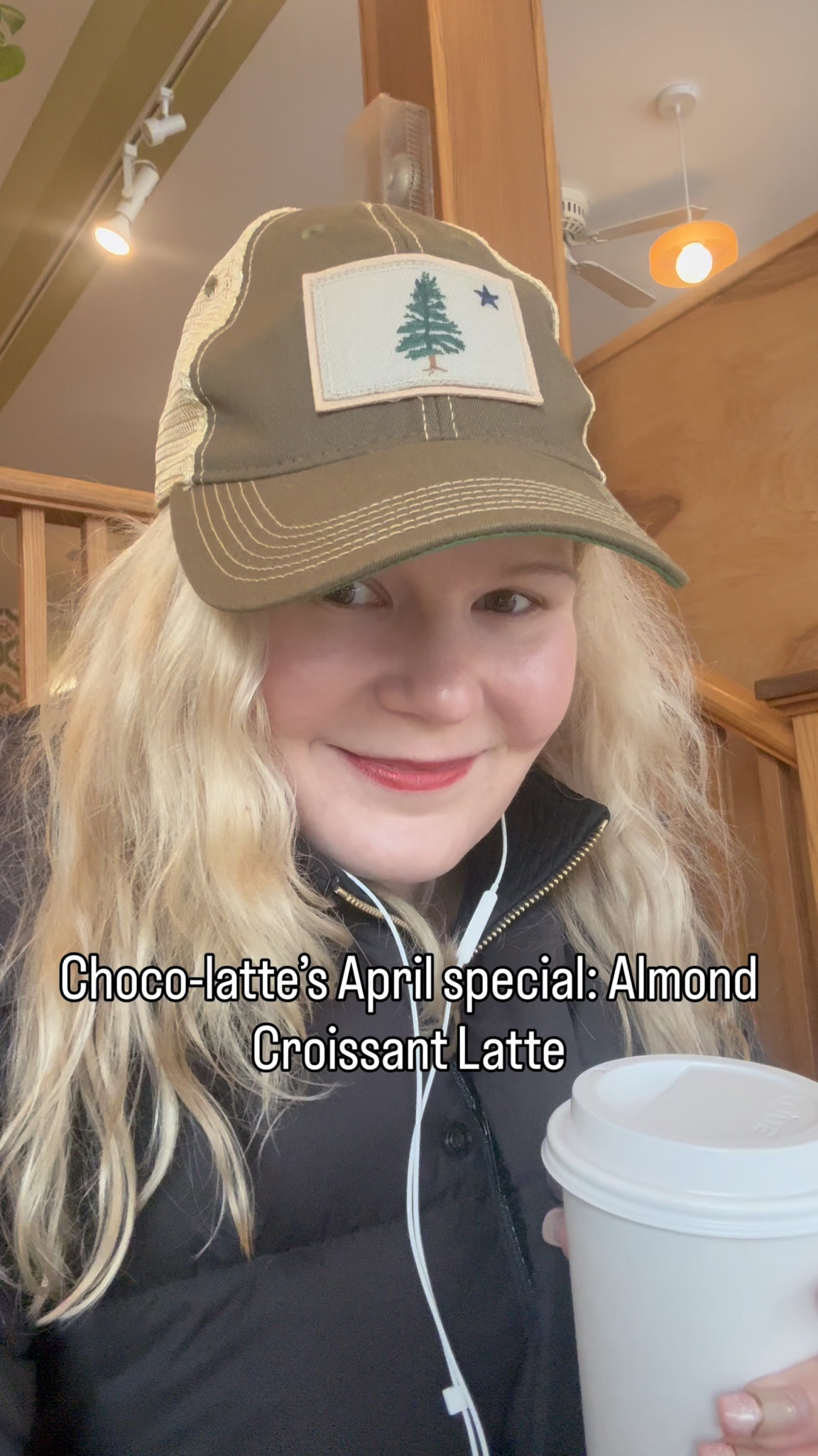 It is a little late, but I was so obsessed with the Choco-Latte April special: the Almod Croissant, heavy on the almond, light on sweetness, I could drink it every day! 9/10. 

#coastalcoffeewithkate #chocolatte #coffeechronicles 

#LTKPetite #LTKTravel #LTKfoodie