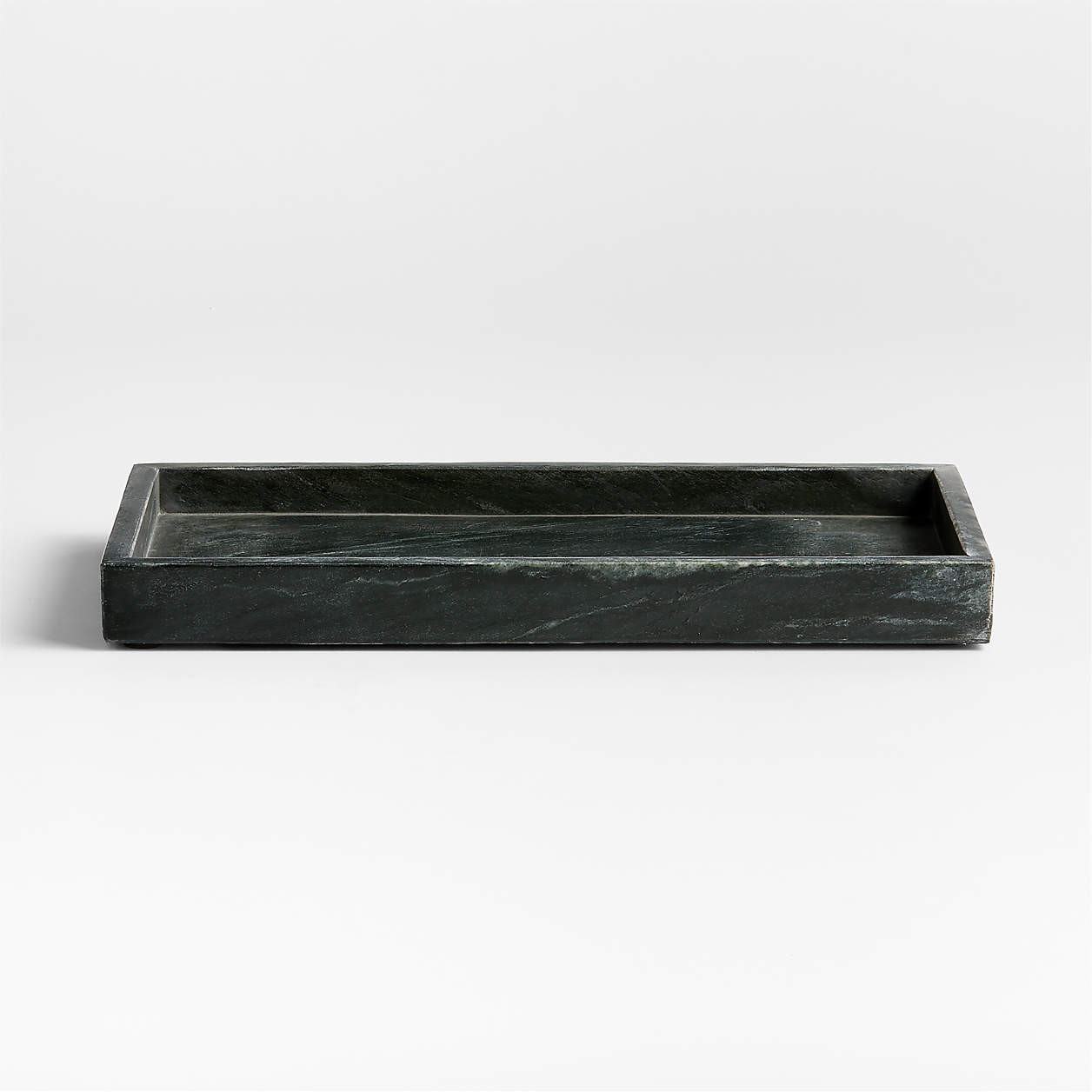 Bleecker Black Marble Vanity Tray + Reviews | Crate & Barrel | Crate & Barrel
