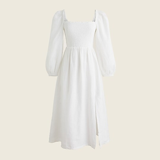 J.Crew: Linen Daydream Dress For Women | J. Crew US