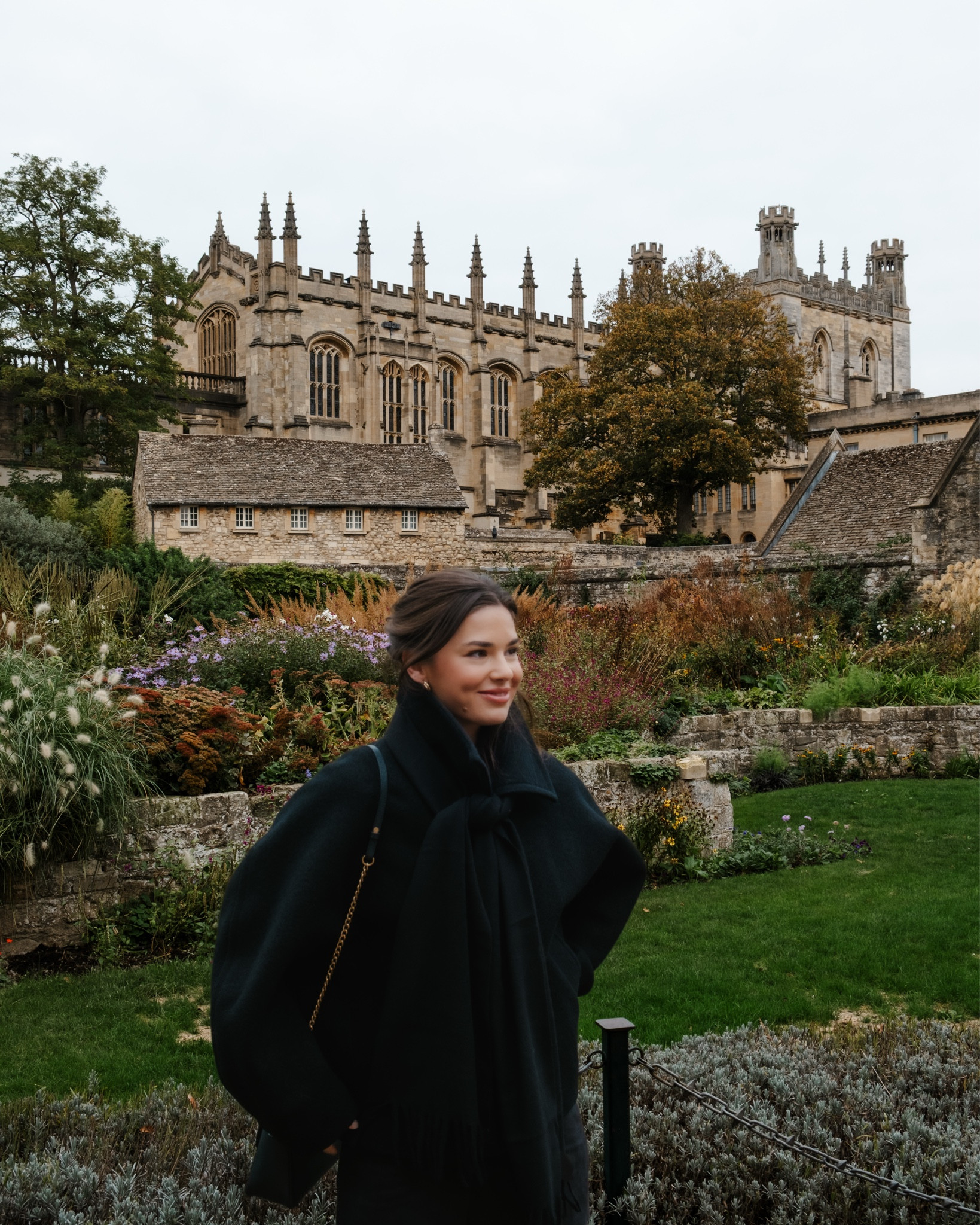 Autumn in the city 🖤 a chic but comfortable city look. Styling a black wool coat from Cos with some tights and black loafers. #ltkuk #ltkautumn #ltkcity #ltkfall
