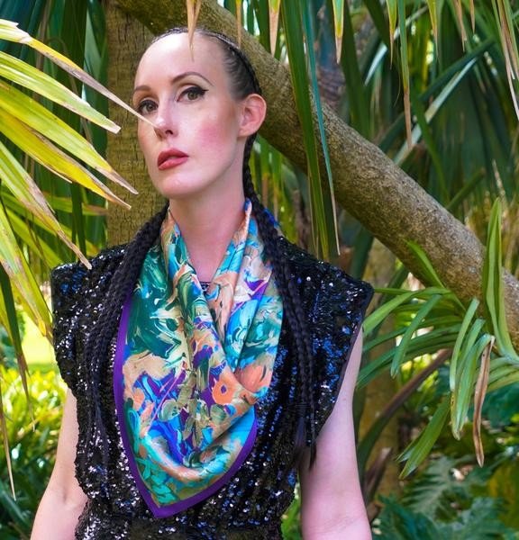 Hope Silk Scarf 36” | Lauren Ross Design