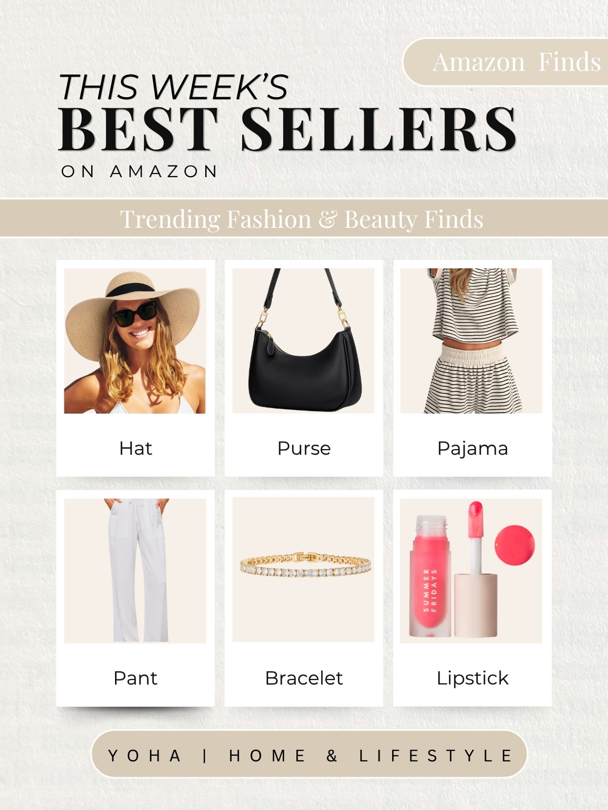 Check out this week's trending Amazon fashion and beauty finds! From chic linen pants and trendy bracelets to vibrant lip gloss and stylish hats, these top sellers will elevate your style. Everything linked below for you!🫶
 

 #LTKselfcare #LTKU #LTKBeauty