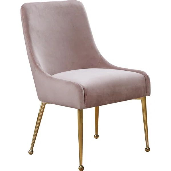 Stovall Velvet Side Chair | Wayfair Professional