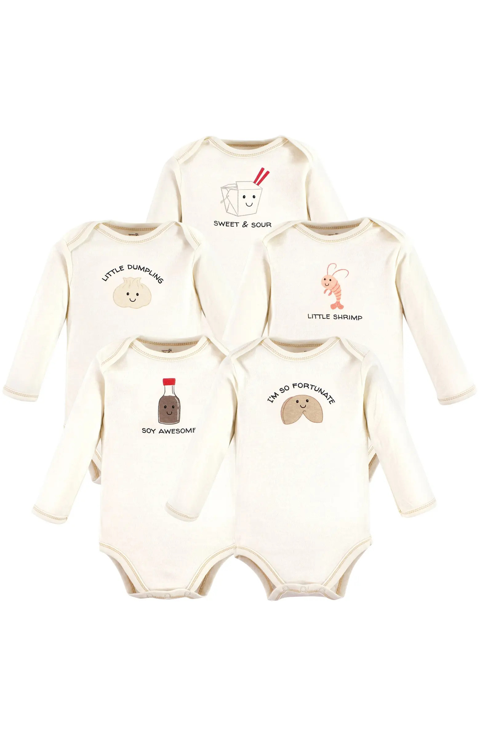 Organic Cotton Long-Sleeve Bodysuits | Nordstrom