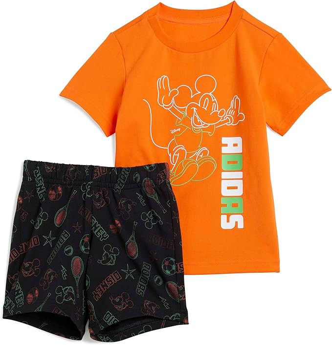 adidas Baby Disney Mickey Mouse T-shirt Set | Amazon (US)