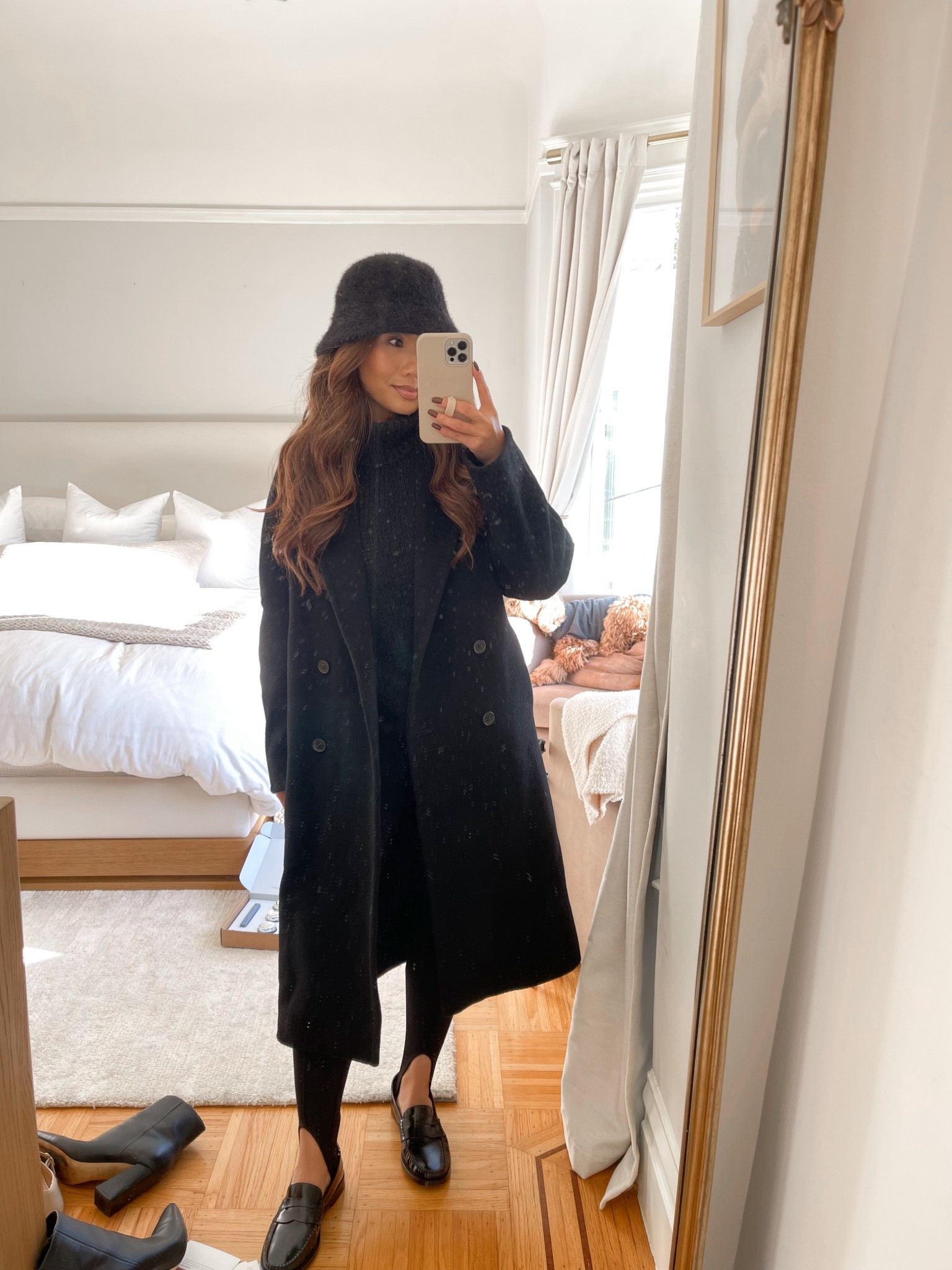 Planning outfits for Paris and London - rainy day outfit idea!! ☔️

My stirrup leggings are 40% off in cart making them $45! TTS, wearing xs petite / love that these have petite length bc all stirrup leggings are too long on me

Sizing:
Coat - sized down to 2XS, regular length to keep it long
Leggings - tts, XS petite 

#LTKFindsUnder50 #LTKPetite #LTKSaleAlert