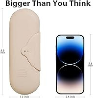 Travel Makeup Brush Holder Make up Bag Brushes Case Travel Essentials Silicone Portable Cosmetic ... | Amazon (US)