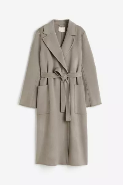 Greige 2024 wool coat