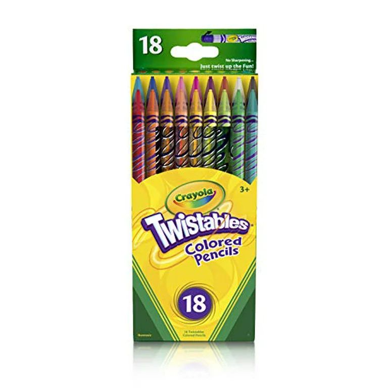 Crayola Twistable Colored Penci, 18 Count - Walmart.com | Walmart (US)