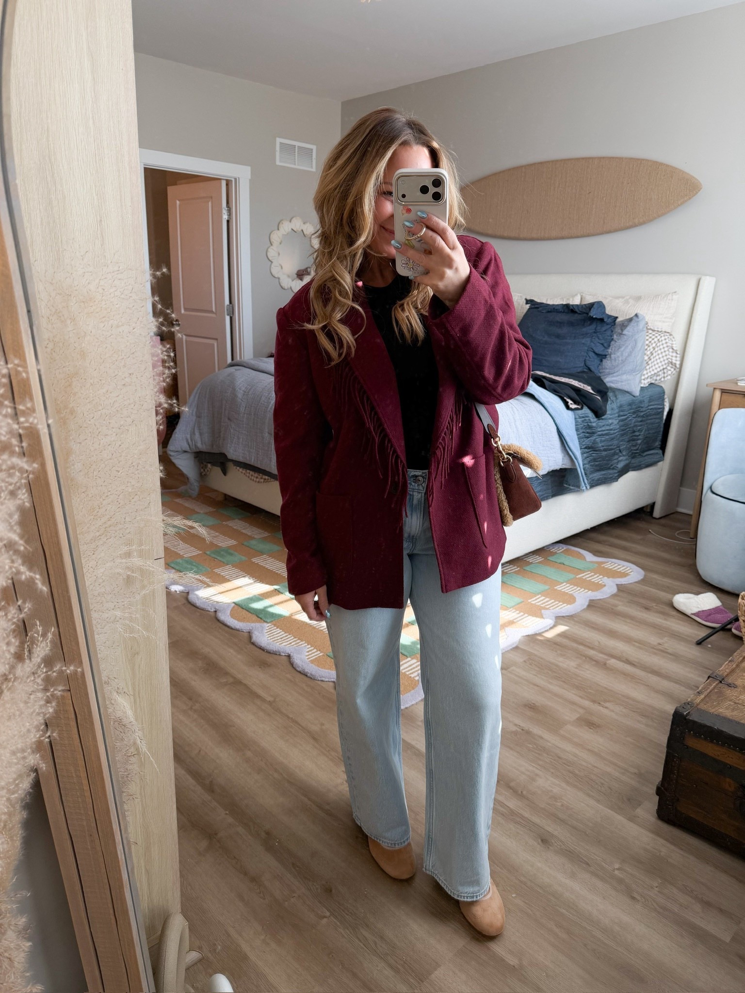 Circling back to low rise denim gave me pause… but I’m here to report these are actually really flattering. Comfortable, not 2004-traumatizing, and styled the right way they just work.


women’s fashion, low rise denim, trendy outfit, chic style, petite friendly, lapel jacket, ballet flats, mary jane shoes, trendy denim

#LTKSeasonal #LTKootd