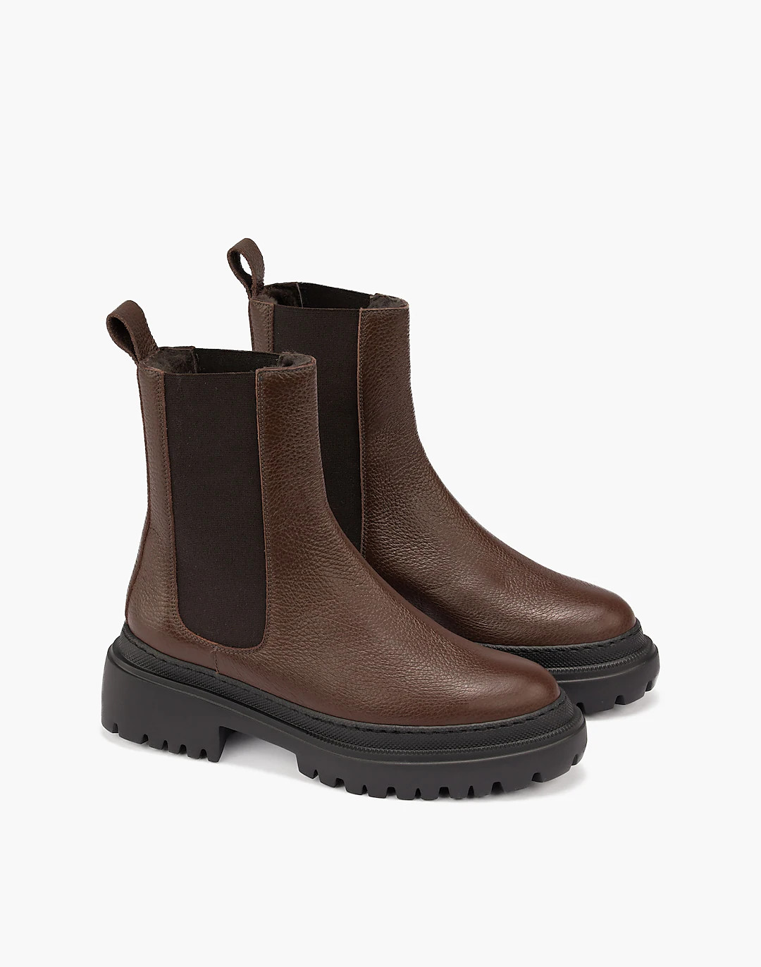 Maguire Shearling-Lined Leather Cortina Chelsea Boots | Madewell