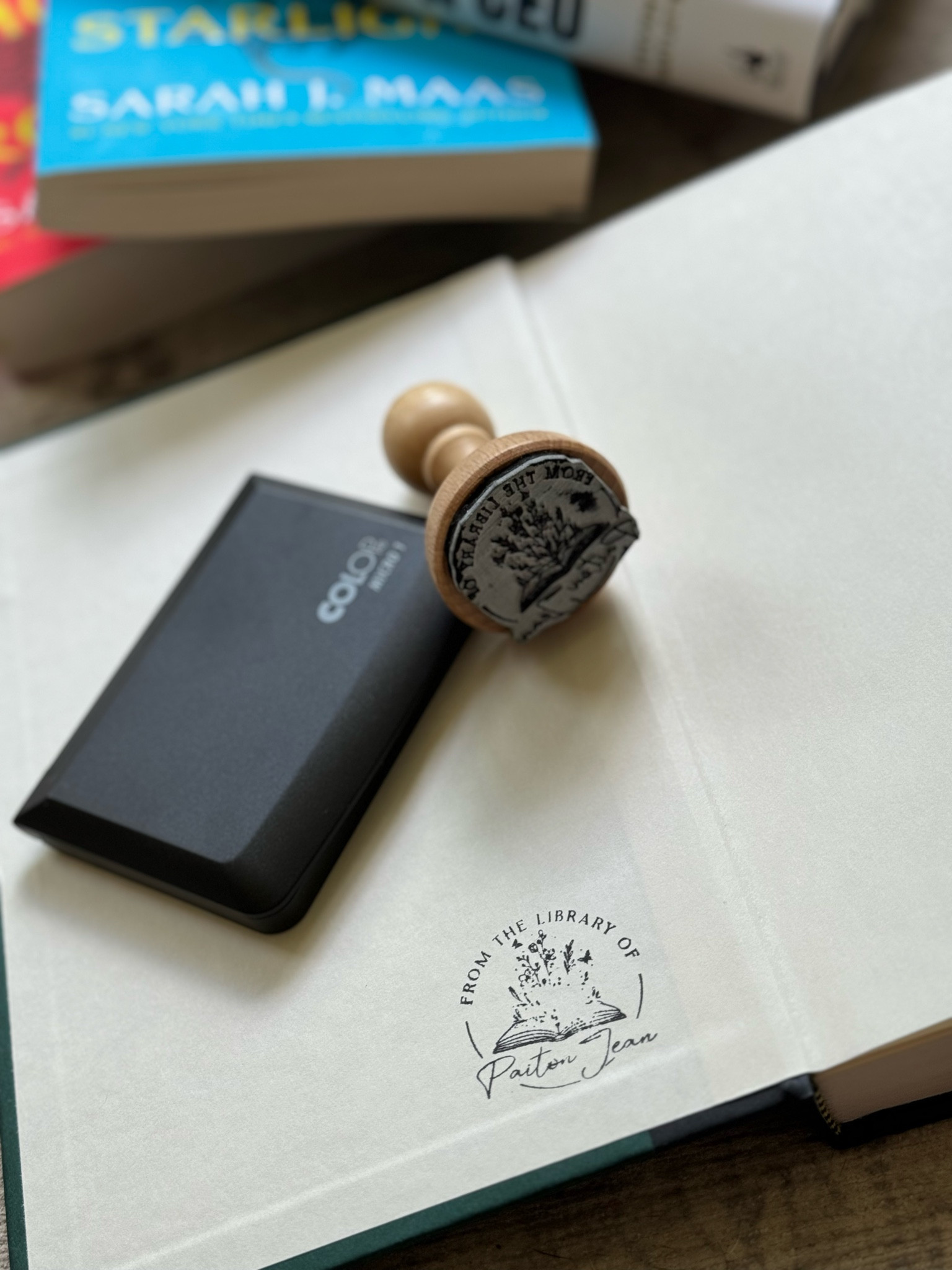 My favorite book stamp!